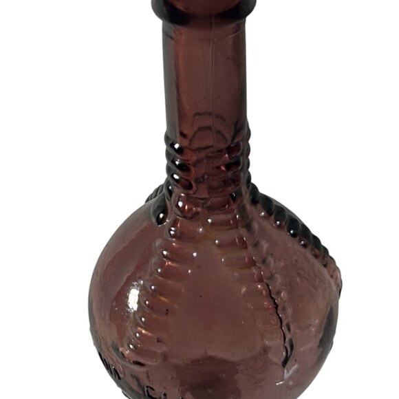 Vintage Wheaton & Claw Bitters Amethyst Purple Glass Bottle 4.75" NO Cork - Picture 1 of 9